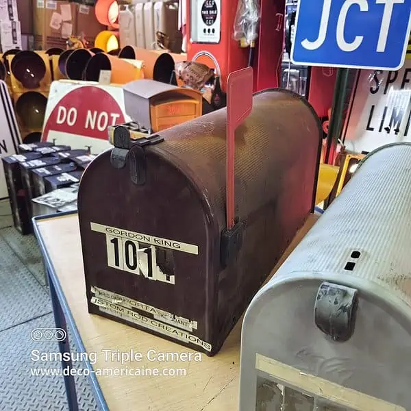 boîte aux lettres vintage des rues et villes américaines