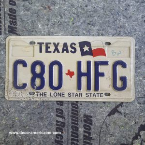 plaque d'immatriculation américaine texas state judge (relief)