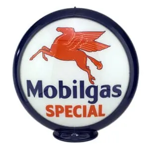 Globe de pompe à essence - Mobilgas Special