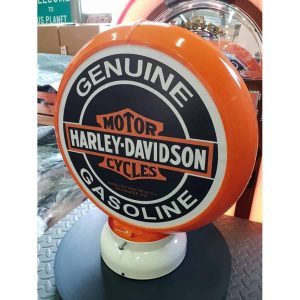 Globe De Pompe A Essence Harley Davidson Genuine Gasoline 1