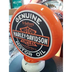 Globe De Pompe A Essence Harley Davidson Genuine Motor Oil 1