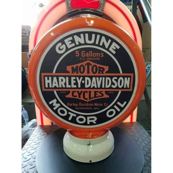 Globe De Pompe A Essence Harley Davidson Genuine Motor Oil 2