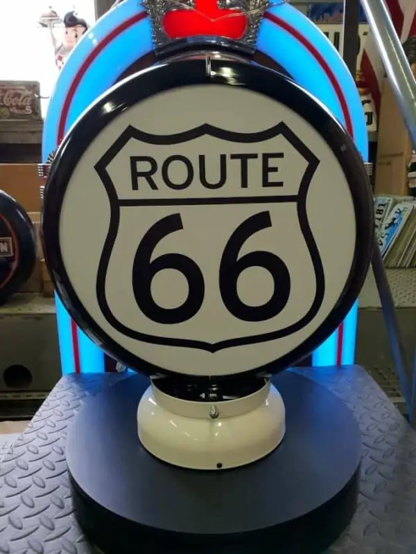 Globe De Pompe A Essence Route 66
