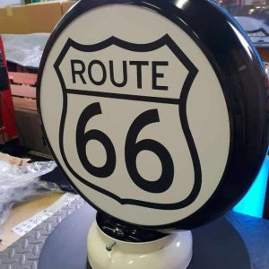 Globe De Pompe A Essence Route 66 1