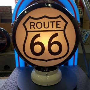 Globe De Pompe A Essence Route 66 2