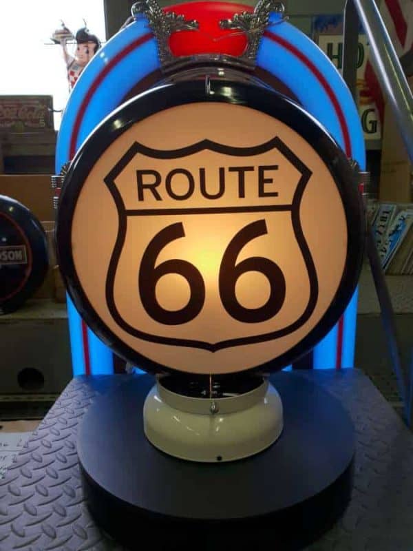 Globe De Pompe A Essence Route 66 2