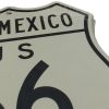 Panneau Routier Americain Authentique De La Route 66
