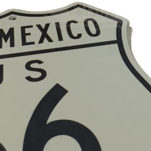 Panneau Routier Americain Authentique De La Route 66