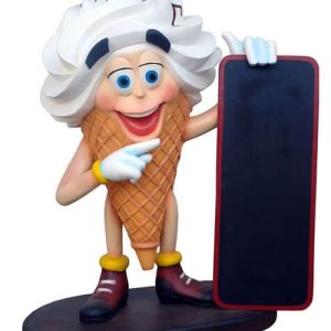 Ice Cream Boy Glace Taille 1m Pour Decor St 2854 Statue En Resine Et Fibre De Verre