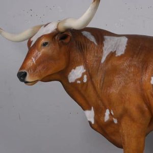 Statue De Taureau Texan Long Horn 1