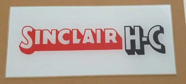 Pompe A Essence Americaine Bennett Serie 600 Vitre Logo Sinclair 2 800