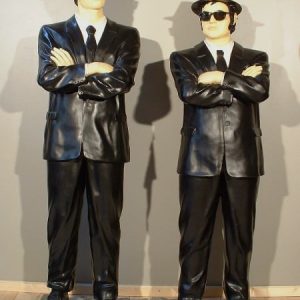 Blues Brothers Debout Statue Grandeur Nature Jake 1m75 Et Elwood 1m90 Vente Et Location Evenementiel