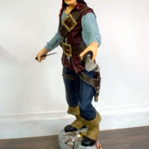 Pirate Au Sabre Su P19 Statue Grandeur Nature 1m90 En Resine Et Fibre De Verre Location Vente 1