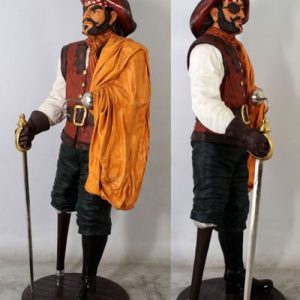 Statue Pirate Jambe De Bois