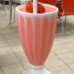 Milkshake en resine