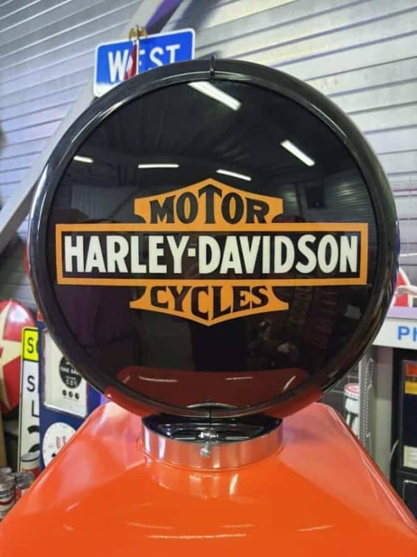 Pompe A Essence Americaine Deco Americaine Harley Davidson Noire 3