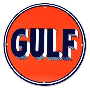 Gulf 12″ Sign