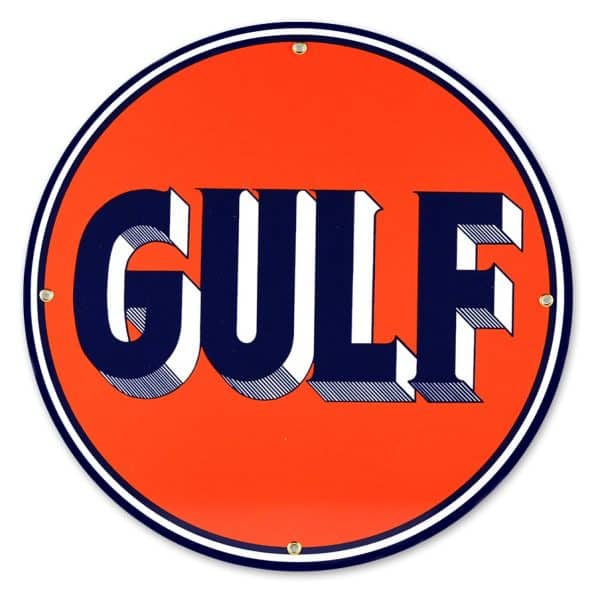 Gulf 12″ Sign