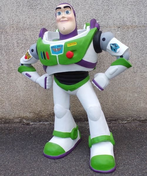 Cinéma - Statue de Buzz l'Eclair du dessin animé Toy Story