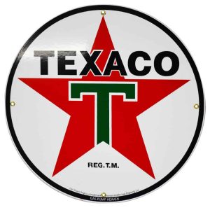 Texaco 12″ Sign