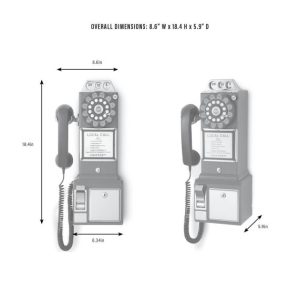 payphone des rues américaines 1950s