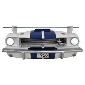 1966 shelby gt350 wall decor with lights and shelf 3