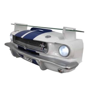 1966 shelby gt350 wall decor with lights and shelf 6