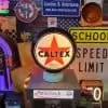 caltex globe de pompe a essence americaine 1