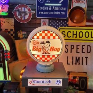 gas pump globe design fashion bob’s big boy restaurant (frisch – elias brother)