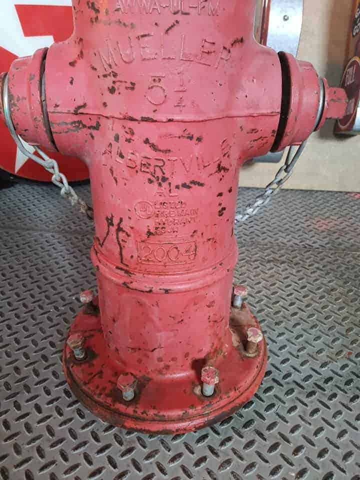 bouche a incendie americaine mueller fire hydrant albertville al goodies, collectibles c4