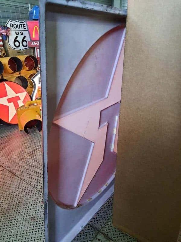 enseigne authentique de station service texaco 1 face xl 147cm x 150cm 3