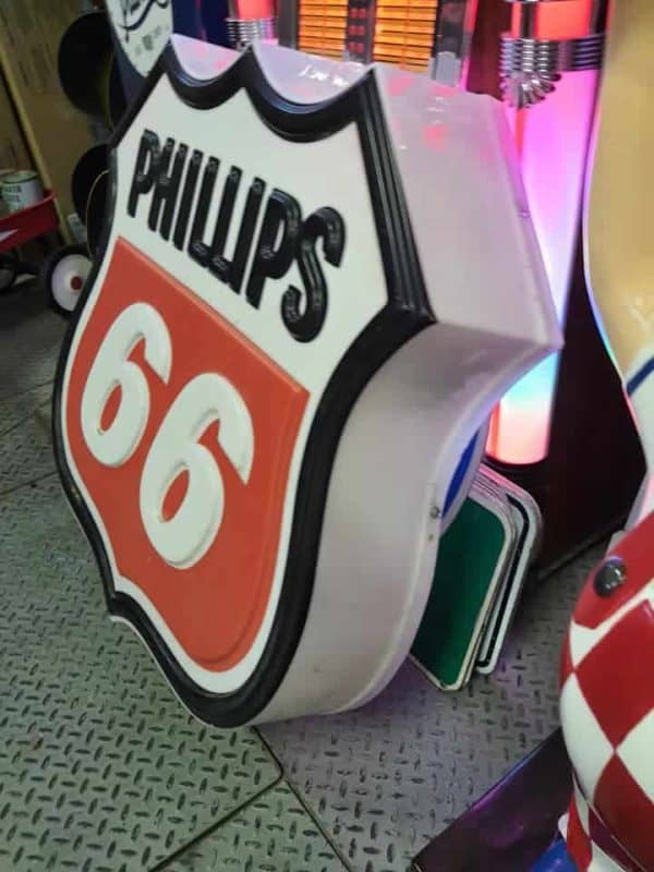 enseigne de station service phillips 66 80x85cm 1