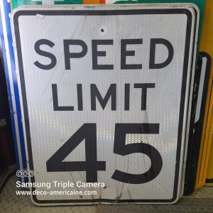 speed limit dispo 76x61cm 45mph c