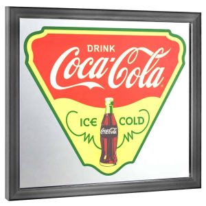 12x14 coca cola ice cold printed mirror