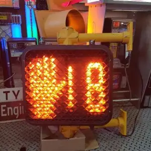 feu pieton pedestrian avec sequenceur, affichage a leds pieton, main, rebours b 6