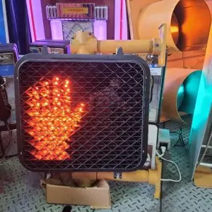 feu pieton pedestrian avec sequenceur. affichage leds (pieton, hand) 2way b 