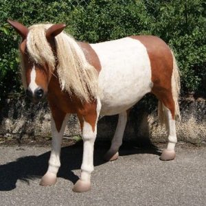 Western - Statue Poney Shetland