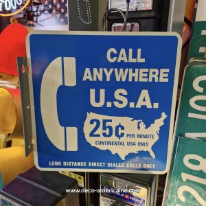 panneau de signalisation de restaurant et magasin authentique / goodies phone inside