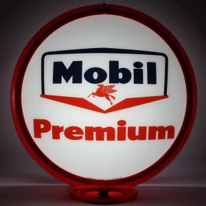 globe de pompe a essence americaine mobilgas premium 1