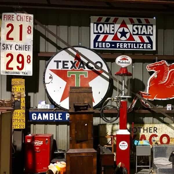 brocante objets culture americaine