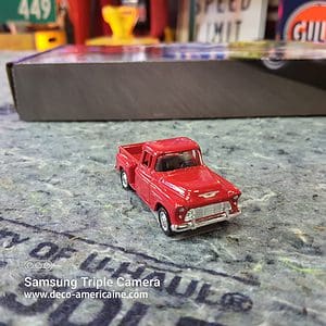 1955 chevrolet step side pick up truck miniature échelle 1/60 7.60cm