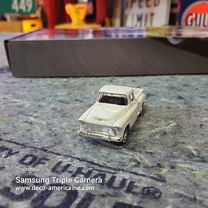 1955 chevrolet step side pick up truck miniature échelle 1/60 7.60cm