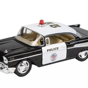 5in die cast 1957 chevrolet bel air police car