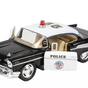 5in die cast 1957 chevrolet bel air police car 2