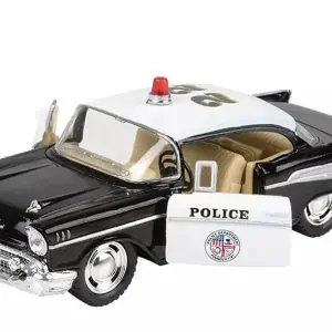 5in die cast 1957 chevrolet bel air police car 2