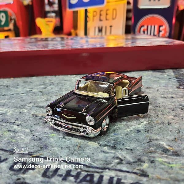 1957 chevrolet bel air hard top miniature échelle 1/40 11.40cm