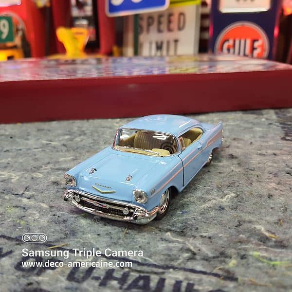 1957 chevrolet bel air hard top miniature échelle 1/40 11.40cm