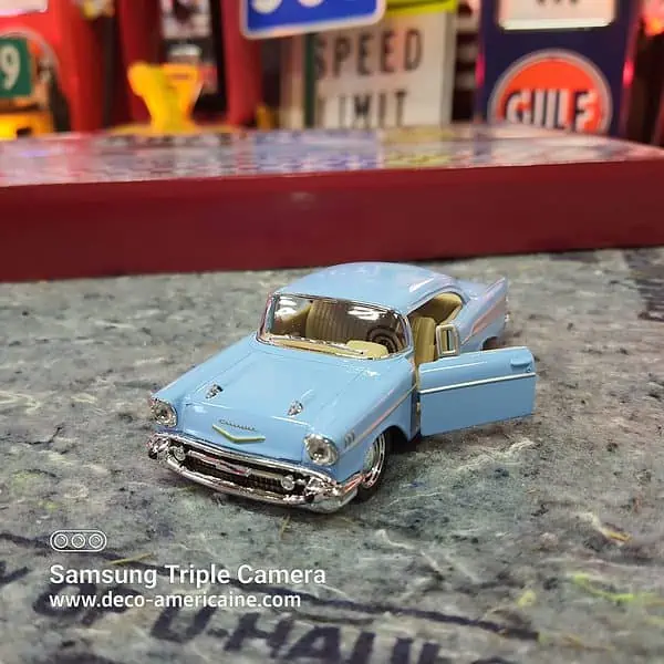1957 chevrolet bel air hard top miniature échelle 1/40 11.40cm