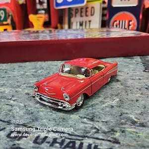 1957 chevrolet bel air hard top miniature échelle 1/40 11.40cm