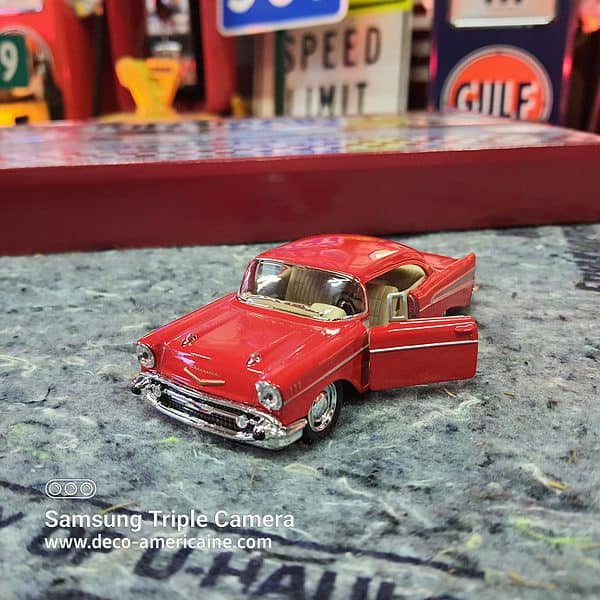 1957 chevrolet bel air hard top miniature échelle 1/40 11.40cm